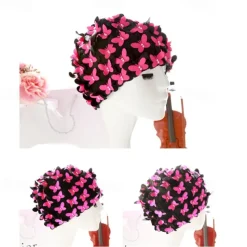 Swim Cap for Adults Nylon Breathability Stretchy Comfortable Swimming Surfing