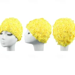 Swim Cap for Adults Nylon Breathability Stretchy Comfortable Swimming Surfing