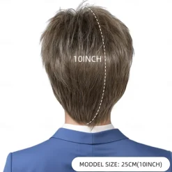 Synthetic Wig Curly kinky Straight Asymmetrical With Headband Machine Made Wig 10 inch A1 Synthetic Hair Women's Classic Comfortable Color Gradient Multi-color