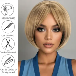 Synthetic Wig Wavy kinky Straight Asymmetrical Deep Parting Machine Made Wig 12 inch A1 Synthetic Hair Women's Classic Comfortable Color Gradient Multi-color