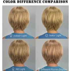 Synthetic Wig Wavy kinky Straight Asymmetrical Deep Parting Machine Made Wig 12 inch A1 Synthetic Hair Women's Classic Comfortable Color Gradient Multi-color