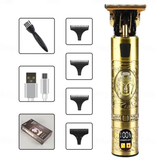T9 USB Electric Hair Cutting Machine Professional Man Shaver Trimmer New Rechargeable Beard Trimmer Barber Hair Cutting Tools