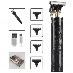 T9 USB Electric Hair Cutting Machine Professional Man Shaver Trimmer New Rechargeable Beard Trimmer Barber Hair Cutting Tools