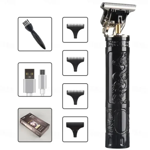 T9 USB Electric Hair Cutting Machine Professional Man Shaver Trimmer New Rechargeable Beard Trimmer Barber Hair Cutting Tools
