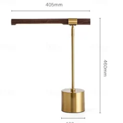 Table Lamp Wooden, Bedside Lamp Modern Led Night Table Lamps For Living Room Bedroom Study Desk Decor Lights Home Wood Bedside Lamp