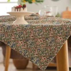 Tablecloth Decorative and Durable Table Cover Ideal for Dining and Kitchen Tables Perfect for Everyday Use or Special Occasions