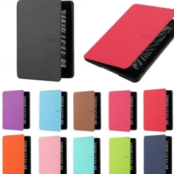 Tablet Case Cover For Amazon Kindle Paperwhite 6.8'' 11th Paperwhite 6'' 10th Portable Flip Full Body Protective Solid Colored TPU PU Leather