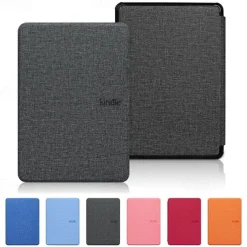 Tablet Case Cover For Amazon Kindle Paperwhite 6.8'' 11th 2021 Waterproof Smart Auto Wake / Sleep Full Body Protective Solid Colored Oxford Cloth Plastic
