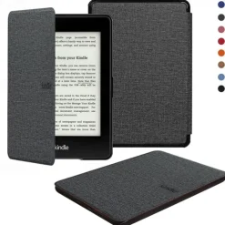 Tablet Case Cover For Amazon Kindle Paperwhite 6.8'' 11th 2021 Waterproof Smart Auto Wake / Sleep Full Body Protective Solid Colored Oxford Cloth Plastic
