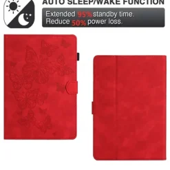 Tablet Case Cover For Amazon Kindle Fire HD 10 / Plus 2021 Fire HD 8 / Plus 2020 Fire HD 8 (2017) Fire 7 (2017) Paperwhite 6.8'' 11th Paperwhite 6'' 10th with Stand Holder Flip Card Holder Butterfly