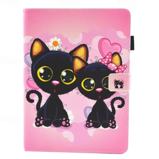 Tablet Case Cover For Apple iPad Air 5th 4th 10.9" ipad 9th 8th 7th Generation 10.2 inch 360° Rotation Magnetic Shockproof Butterfly Panda Scenery TPU PU Leather
