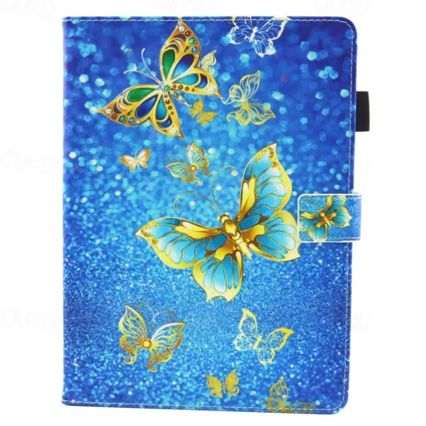 Tablet Case Cover For Apple iPad Air 5th 4th 10.9" ipad 9th 8th 7th Generation 10.2 inch 360° Rotation Magnetic Shockproof Butterfly Panda Scenery TPU PU Leather