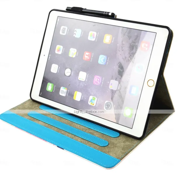 Tablet Case Cover For Apple iPad Air 5th 4th 10.9" ipad 9th 8th 7th Generation 10.2 inch 360° Rotation Magnetic Shockproof Butterfly Panda Scenery TPU PU Leather