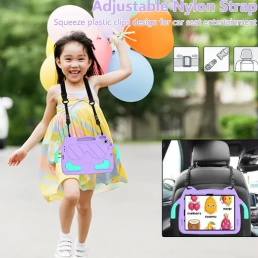 Tablet Case Cover For Apple iPad 10th 10.9'' iPad Air 5th 4th 10.9" ipad 9th 8th 7th Generation 10.2 inch iPad Air 3rd 10.5'' iPad Pro 1st 11'' Handle Pencil Holder Shoulder Strap Cartoon PC