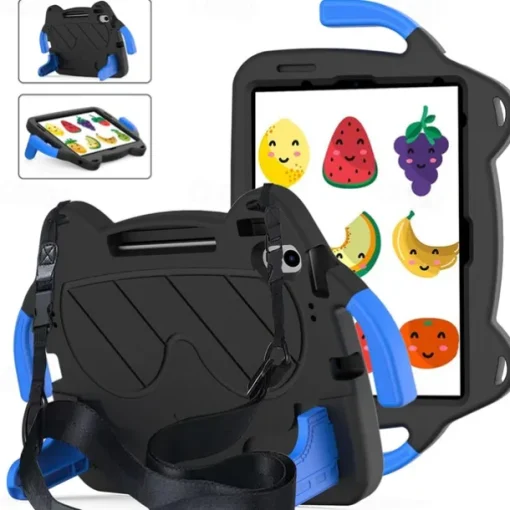 Tablet Case Cover For Apple iPad 10th 10.9'' iPad Air 5th 4th 10.9" ipad 9th 8th 7th Generation 10.2 inch iPad Air 3rd 10.5'' iPad Pro 1st 11'' Handle Pencil Holder Shoulder Strap Cartoon PC