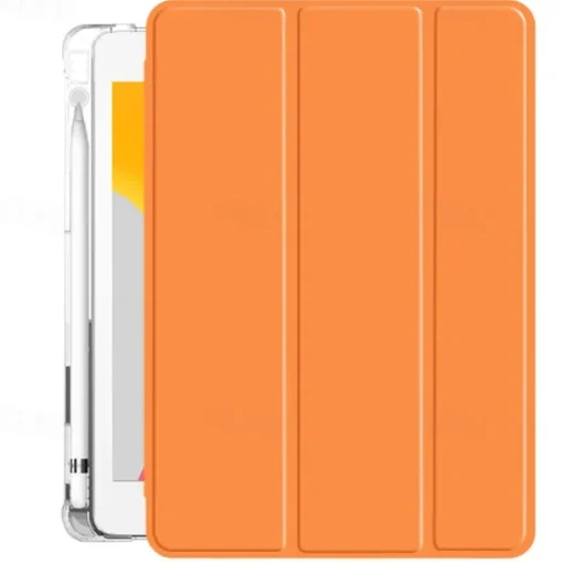 Tablet Case Cover For Apple iPad Air 5th 4th 10.9" ipad 9th 8th 7th Generation 10.2 inch iPad Pro 3rd 11'' iPad Pro 2nd 11'' iPad Pro 1st 11'' 2022 2021 2020 2019 2018 Portable Pencil Holder Trifold