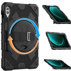 Tablet Case Cover For Samsung Galaxy Tab A9 8.7" S9 11 inch S9 Plus 12.4" A9 Plus 11" Portable Handle Pencil Holder Armor PC Silicone
