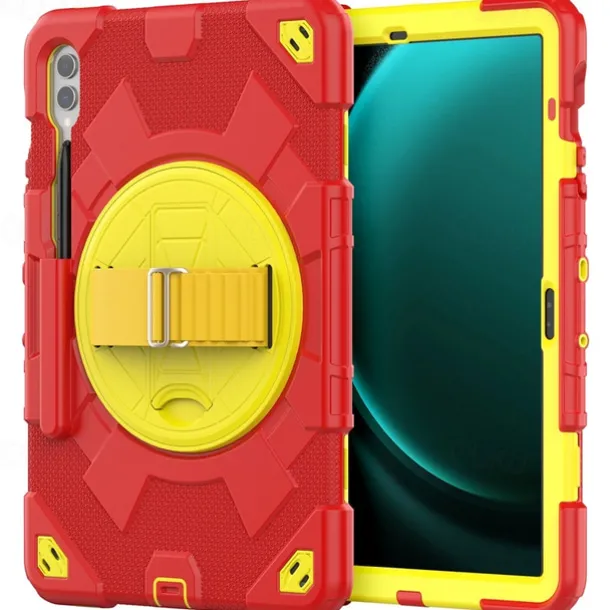 Tablet Case Cover For Samsung Galaxy Tab A9 8.7" S9 11 inch S9 Plus 12.4" A9 Plus 11" Portable Handle Pencil Holder Armor PC Silicone