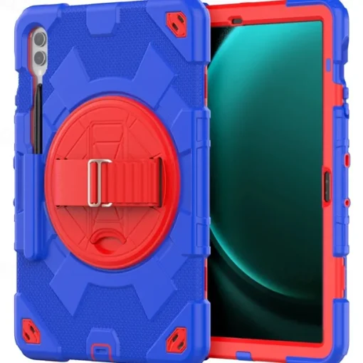 Tablet Case Cover For Samsung Galaxy Tab A9 8.7" S9 11 inch S9 Plus 12.4" A9 Plus 11" Portable Handle Pencil Holder Armor PC Silicone