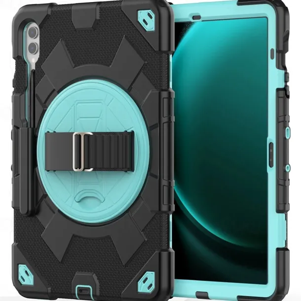 Tablet Case Cover For Samsung Galaxy Tab A9 8.7" S9 11 inch S9 Plus 12.4" A9 Plus 11" Portable Handle Pencil Holder Armor PC Silicone