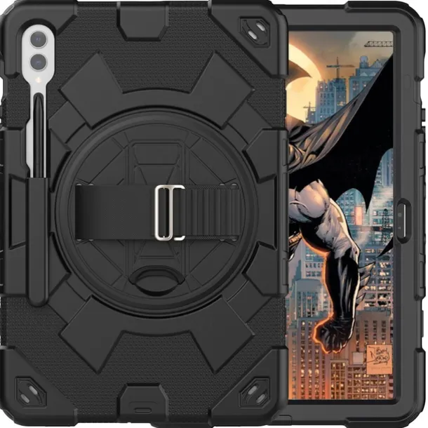 Tablet Case Cover For Samsung Galaxy Tab A9 8.7" S9 11 inch S9 Plus 12.4" A9 Plus 11" Portable Handle Pencil Holder Armor PC Silicone