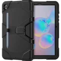 Tablet Case Cover For Samsung Galaxy Tab S6 Lite 10.4" A8 10.5'' A7 Lite 8.7'' A7 10.4'' A 8.0" A9 Plus 11" Armor Defender Rugged Protective with Adjustable Kickstand Shockproof Armor PC Silicone
