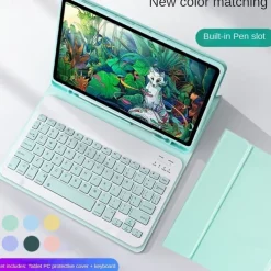 Tablet Computer Strap Keyboard For IPad 10th Protective Case With Keyboard, Keyboard Cover For IPad 11-inch 2018/2020/2021/2022,iPad Air4/Air5 10.9inch Case-Flip Bracket Cover-Keyboard Cover For IPad 10.2 Inch 7th/8th/9th.iPad 12.9inch.iPad 10.5inch