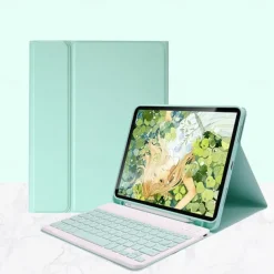 Tablet Computer Strap Keyboard For IPad 10th Protective Case With Keyboard, Keyboard Cover For IPad 11-inch 2018/2020/2021/2022,iPad Air4/Air5 10.9inch Case-Flip Bracket Cover-Keyboard Cover For IPad 10.2 Inch 7th/8th/9th.iPad 12.9inch.iPad 10.5inch