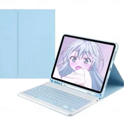 Tablet Computer Strap Keyboard For IPad 10th Protective Case With Keyboard, Keyboard Cover For IPad 11-inch 2018/2020/2021/2022,iPad Air4/Air5 10.9inch Case-Flip Bracket Cover-Keyboard Cover For IPad 10.2 Inch 7th/8th/9th.iPad 12.9inch.iPad 10.5inch