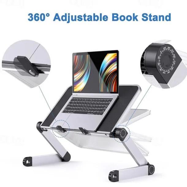Tablet Stand Portable Rotatable Foldable Phone Holder for Home Desk Bedside Compatible with iPad Laptop Phone Accessory