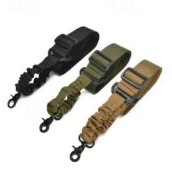 Tactical One Single Point Sling Strap Bungee Rifle Gun Sling with QD Buckle