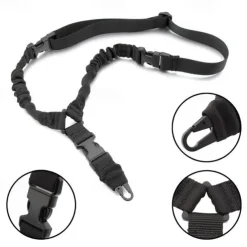 Tactical One Single Point Sling Strap Bungee Rifle Gun Sling with QD Buckle