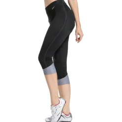 TASDAN Women's Cycling 3/4 Tights Bike Shorts 3/4 Tights Relaxed Fit Road Bike Cycling Sports 3D Pad Breathable Quick Dry Reflective Trim / Fluorescence Gray Rosy Pink Coolmax® Elastane Silicon