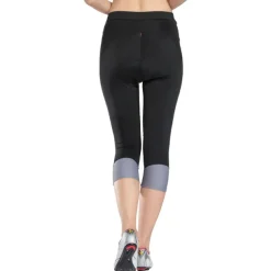 TASDAN Women's Cycling 3/4 Tights Bike Shorts 3/4 Tights Relaxed Fit Road Bike Cycling Sports 3D Pad Breathable Quick Dry Reflective Trim / Fluorescence Gray Rosy Pink Coolmax® Elastane Silicon