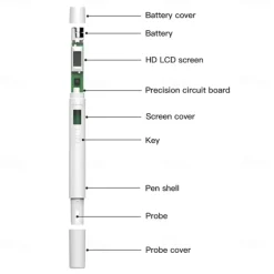 TDS Digital Water Tester Water Test Pen Water Quality Analysis Meter Water Purity Check 0-9999 ppm Measurement Hardness Tester