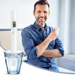 TDS Digital Water Tester Water Test Pen Water Quality Analysis Meter Water Purity Check 0-9999 ppm Measurement Hardness Tester