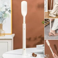 Telescopic Adjustable Length Shoe Horn, Retractable Shoe Pullout Shoe Horn, Portable Dressing Aid Stick Long Handle Shoe Horn For Seniors Men Women Kids