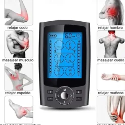 Tens Muscle Stimulator 36-Mode Electric EMS Acupuncture Body Massage Digital Therapy Slimming Machine Electrostimulator Dual Channel with 10 Pads Dust-Proof
