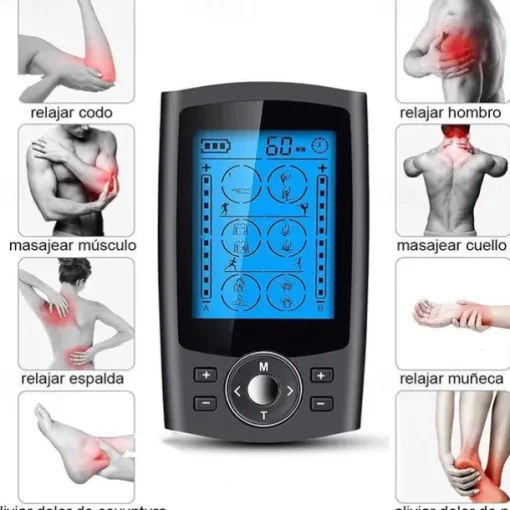 Tens Muscle Stimulator 36-Mode Electric EMS Acupuncture Body Massage Digital Therapy Slimming Machine Electrostimulator Dual Channel with 10 Pads Dust-Proof