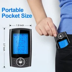 Tens Muscle Stimulator 36-Mode Electric EMS Acupuncture Body Massage Digital Therapy Slimming Machine Electrostimulator Dual Channel with 10 Pads Dust-Proof