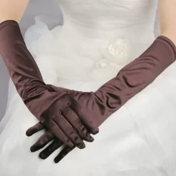 Terylene Elbow Length Glove Simple / Gloves With Solid Wedding / Party Glove