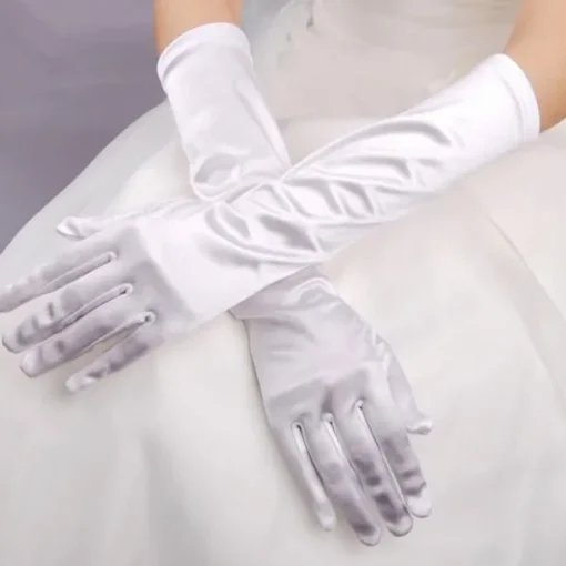 Terylene Elbow Length Glove Simple / Gloves With Solid Wedding / Party Glove