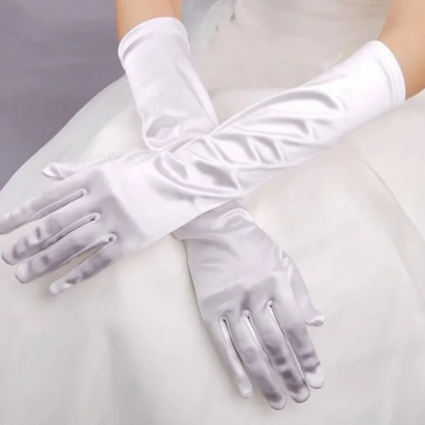 Terylene Elbow Length Glove Simple / Gloves With Solid Wedding / Party Glove