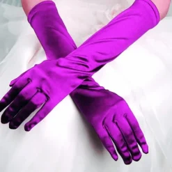 Terylene Elbow Length Glove Simple / Gloves With Solid Wedding / Party Glove