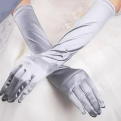 Terylene Elbow Length Glove Simple / Gloves With Solid Wedding / Party Glove