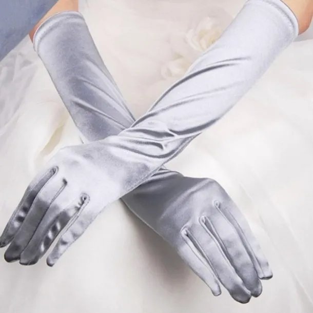 Terylene Elbow Length Glove Simple / Gloves With Solid Wedding / Party Glove