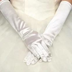 Terylene Elbow Length Glove Simple / Gloves With Solid Wedding / Party Glove