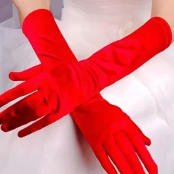 Terylene Elbow Length Glove Simple / Gloves With Solid Wedding / Party Glove