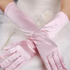 Terylene Elbow Length Glove Simple / Gloves With Solid Wedding / Party Glove