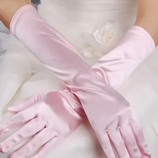 Terylene Elbow Length Glove Simple / Gloves With Solid Wedding / Party Glove